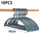 thumbnail image 3 of Perchas antideslizantes para adultos, perchas semicirculares sin costuras y atrevidas, soporte húmedo y seco, perchas duraderas para ropa del hogar, 10 Uds., 3 of 6