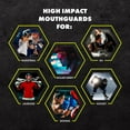 thumbnail image 2 of High-Impact Mouth Guard – Sports Mouthguard for Boxing, Football, Hockey, Lacrosse & Basketball, Protects Teeth & Jaw, Protective Mouthpiece for Adults & Youth, 2 of 8