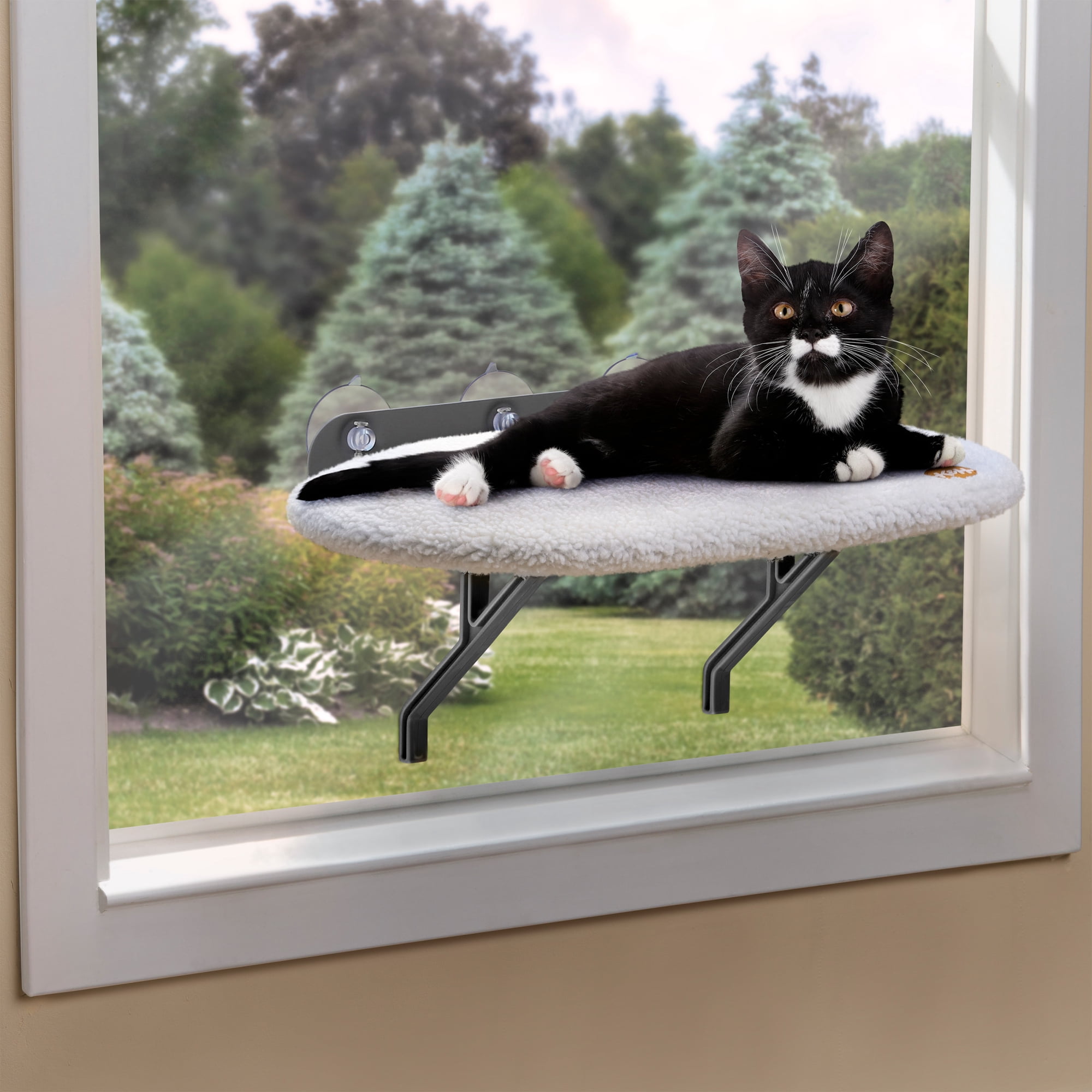 K&H Pet Products Universal Mount Kitty Sill Original Fleece 24 X 14 Inches