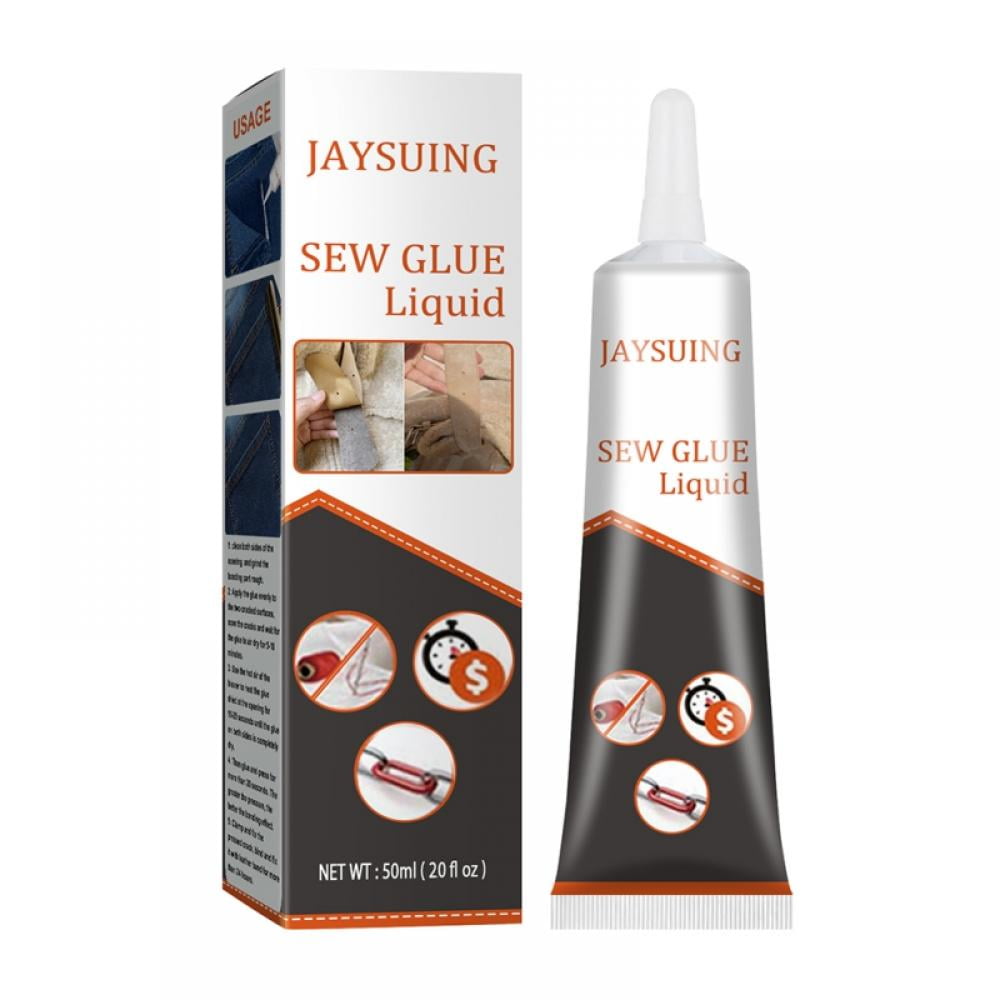 Sew Fabric Glue Sticky Quick Bonding Sewing Fabric Glue Washable Textile  Clothing Hemming Repair Adhesive Liquid 30ml - Fabric - AliExpress