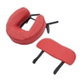 thumbnail image 1 of Tachiuwa Table de Massage Berceau pour le Visage et Coussin Appui-Tête Réglable pour Salon Lit Maison Rouge, 1 of 9