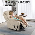 thumbnail image 5 of Large Power Lift Recliner Chair Sofa with Massage and Heat for Big and Tall Elderly,Infinite Positions,Dual Motor,Cup Holders,Extended Footrest,Velvet Home Theater Seat, 5 of 9