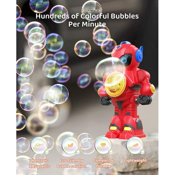 Máquina De Burbujas Cortacésped – Juguete Infantil Con Luces Y Sonidos – Crea 7000 Burbujas Por Minuto – Regalo De Exterior