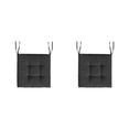 thumbnail image 4 of Advancent Cojines para sillas: lujosos y cómodos diseñados para brindar comodidad Cojines para sillas suaves y cómodos negro 2piezas, 4 of 6