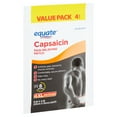 Equate Capsaicin Pain Relieving Patch Value Pack, XL, 4 Count