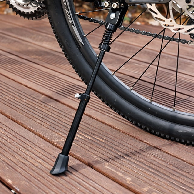 LJNYFDC Bike Accessories Bicycle Stand Rubber Foot Adjustable Spring buffered Aluminum Alloy Bike Rear Stand Side Stand