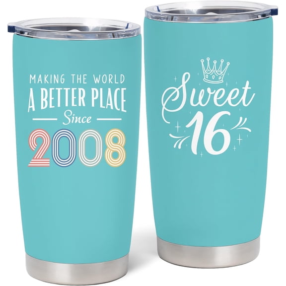 Sweet 16 Gifts for Girls, 16th Birthday Gifts for Girls, 16 Year Old Girl Birthday Gift Ideas, Birthday Gifts for 16 Year Old Girl, Sweet Sixteen Gifts for Girls, Gift for 16 Yr Old Girl Tumbler 20oz