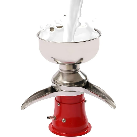 Miumaeov 30W Electric Milk Cream Separator Make Cream Butter Milkshake Separator for Goats Cows Milk