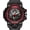 Red black, variant on Men's Military Digital Sports Watch – Waterproof Outdoor Wristwatch with LED Display, Alarm, Date & Stopwatch
