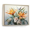thumbnail image 2 of Designart "Dreamy Minimalist Birds Of Paradise II" Birds Of Paradise Floater Framed Canvas Art Print, 2 of 5