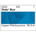 thumbnail image 2 of Grumbacher Academy Watercolor Paint, 7.5ml/0.25 Ounce, Thalo Blue (A203), 2 of 2