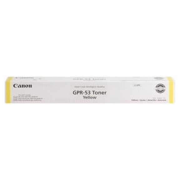 Canon GPR-53 Original Toner Cartridge - Yellow Laser - 19000 Pages - 1 Each