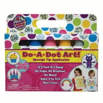 Do-A-Dot Art Shimmers Markers, Sponge Tip Point, Assorted Colors, 5 Count, 5 Pack