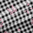 thumbnail image 5 of Erosebridal Pink Princess Bowknot Curtains Pack of 2 (42x84 Each),Black Classic Geometric Plaid Curtains Blackout For Teens, 5 of 7