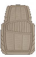 Auto Drive 4-Piece Rubber Floor Mats, Toll Tan, Universal photo 3