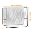 thumbnail image 6 of OIUR 2 Pcs Salon Chair Cover Waterproof Salon Seat Protectors Clear Hairdressing Chair Back Covers for Most Standard Chairs Spa Chairs, 6 of 7