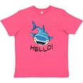 thumbnail image 3 of Inktastic Cute Whale Shark Says Hello Youth T-Shirt, 3 of 5