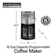 Hamilton Beach Professional Programmable Coffee Maker, 12 Cups, 60 fl