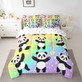 thumbnail image 2 of YST Cartoon Panda Comforter Set, 7-Piece, Animal Theme, Twin Size, 2 of 4