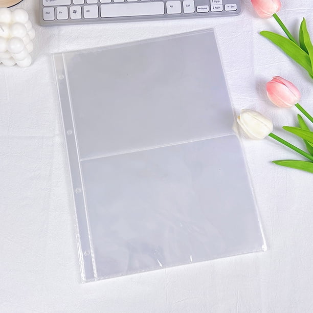 A4 Jiugongge PP libro de tarjetas transparente de hojas sueltas página interior juego de cartas estrella colección de tarjetas tesoro sueño foto álbum tarjeta página