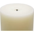 thumbnail image 3 of Wick to Flame Realistic Artificial Moving Flame Pillar Candle by Luminara - Moving Flame LED Battery Operated Lights - Unscented - Remote Ready - Remote Sold Separately - Ivory - 3.8" x 8.6", 3 of 7