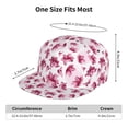 thumbnail image 6 of Uemuo Lilies Flowers Pattern Women's Baseball Cap,Straight Brim Hat,Golf Dad Hat,Travel Hat,Sun Protection Cap,Everyday Accessory, 6 of 9