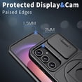 thumbnail image 4 of compatible Samsung Galaxy S22+ 5G Camshield MagSafe Ring Holder Armor Phone Case Cheap and fine, 4 of 5