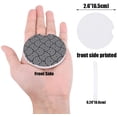 thumbnail image 2 of FMSHPON Geometric Circle Pattern Set of 2 Car Coaster for Drinks, Absorbent Ceramic Stone Coasters Cup Mat with Cork Base for Home Kitchen Room Coffee Table Bar Decor, 2 of 5
