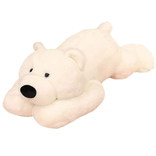 Oso polar pesado Doireum con forma de animal de peluche, 1,5 kg, para niños