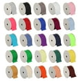 thumbnail image 3 of 10 Roll Grosgrain Ribbon Set- 2 1/4" width - Dark Colors - By Threadart - 10 yd rolls - Solid Colors Ribbed Pattern - For Bows, Decorations, Hair Clips, and More, 3 of 7