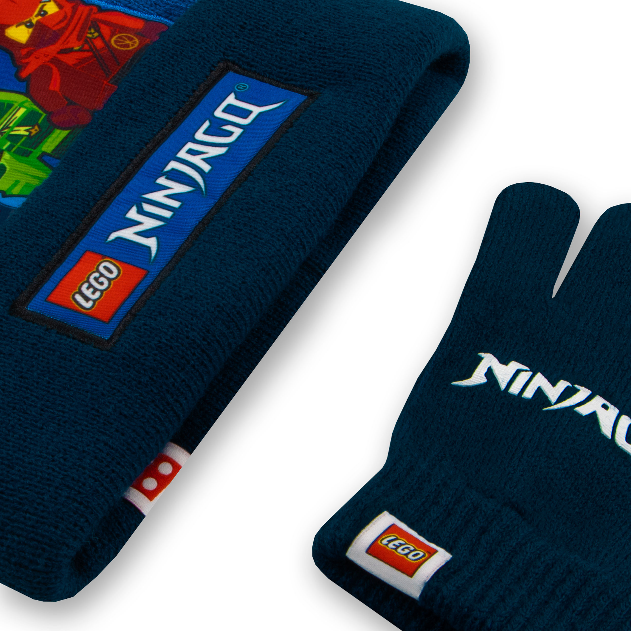 LEGO Ninjago Winter Hat and Gloves Set Blue One Size