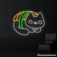 thumbnail image 3 of Glowneon Cat Sushi Neon Sign, Cat Sushi Led Sign, Japanese Food Sign, Sushi Decor Store, 3 of 5