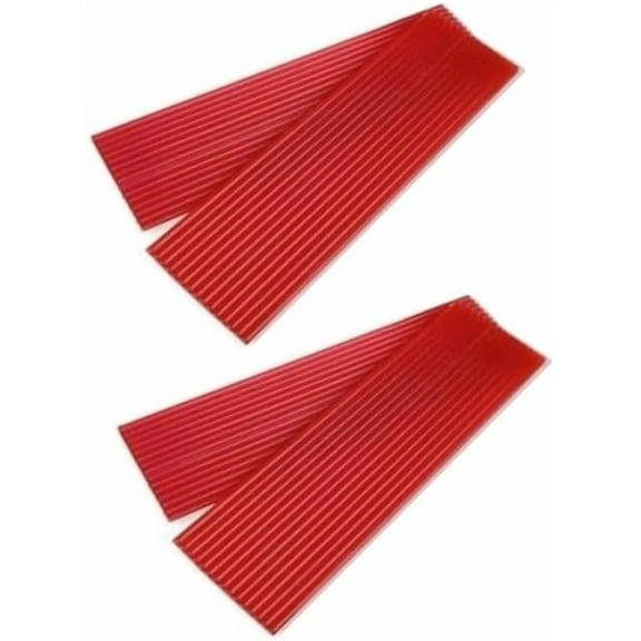 64/Pcs Rope Strips Dental Utility Wax Round Rope Red 3/16" x 11" Dental Base 4/pk Sheets Orthodontic Wax$$Other