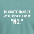 thumbnail image 3 of CafePress - Hamlet Quote T Shirt - Mens Comfort Colors Shirt, 3 of 5