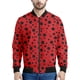 thumbnail image 4 of Chaqueta con cremallera y estampado 3D de mariquitas para hombre y mujer, sudadera informal holgada de manga larga, chaqueta bomber con cremallera para primavera y otoño, 4 of 5