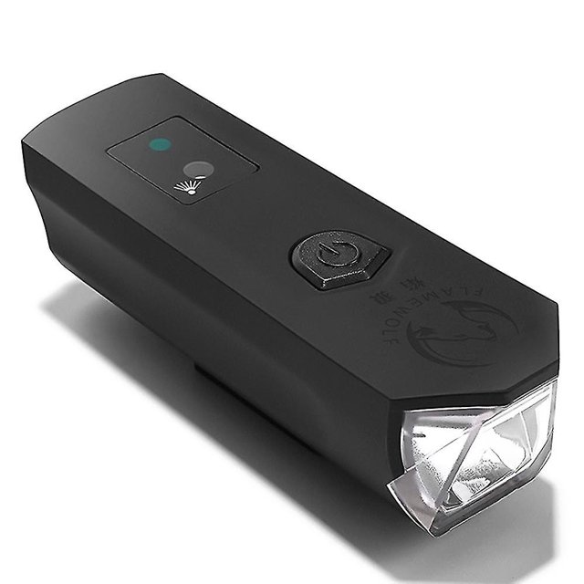 Luz Led para bicicleta YONGSHENG luz trasera recargable por USB faro linterna superbrillante Negro