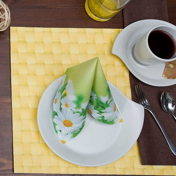 Paper Napkins White Daisies