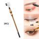thumbnail image 3 of Cepillo y peine para cejas de doble cabeza, cepillo para cejas en ángulo, perfilador, doble ceja dorado Yuyangstore Peine del cepillo de cejas, 3 of 8