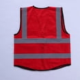 thumbnail image 2 of ✪ Hi-Vis Safety Vest With Zipper Reflective Jacket Security Waistcoat 5 Pockets, 2 of 18