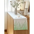 thumbnail image 5 of Table Runner 70 Inches Long for Kitchen Dining, Green Polka Dots Dresser Scarf Farmhouse, Dining Table Decorations for Wedding/Parties, Watercolor Abstract Art 13 x 70 In, 5 of 8