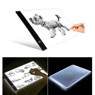 Picture/Perfect Professional Light Box for Tracing - Ultra Thin Portable  LED Light Pad, 3 Level Brightness Advanced Filter to Prevent Eye Fatigue