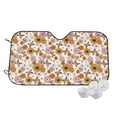 thumbnail image 2 of Lsque Sunflowers And Butterflies Car Windshield Sun Shade | Accordion Folding Style Auto Shade for Car Truck SUV Van | Blocks UV Rays Sun Visor Protector | Small, 2 of 7