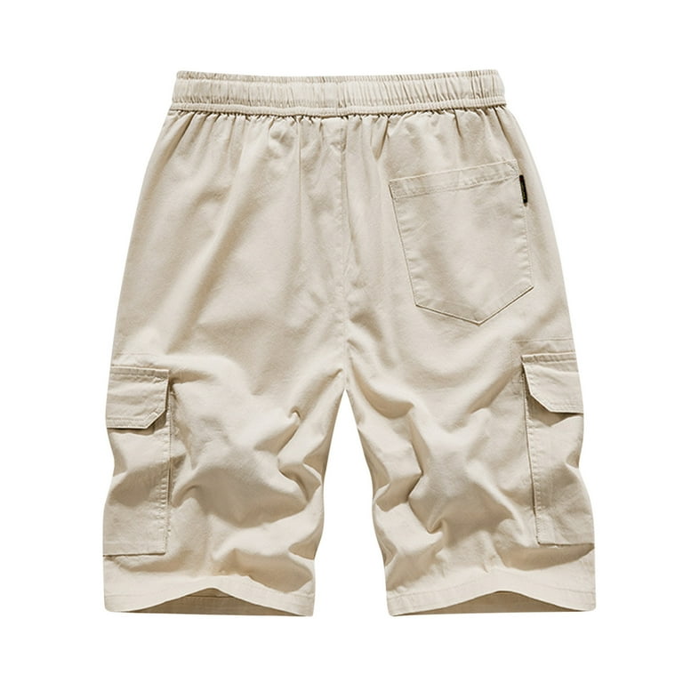 【関税&送料込み】Off-White Short Pants Cargo Laundry Reduce Price RYRJJ Men's Cargo Shorts Elastic Waist