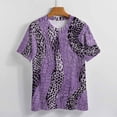 thumbnail image 3 of Animal Print Patterns Women's T-Shirt Short Sleeve T Shirts Tops Tee Ladies Loose T, 3 of 6