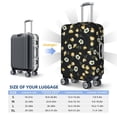 thumbnail image 5 of Haiem Daisy Luggage Cover Printed Suitcase Covers for Luggage Elastic Washable Suitcase Protector Fits 18-32 Inch Luggage-Large, 5 of 8