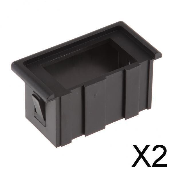 Módulo de interruptor de botón de plástico 2x Módulo de interruptor de límite 2 piezas