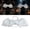 White, variant on Spooky Angel Wing Cosplay with Adjustable Straps for Small Medium Dogs Halloween Party Photo Prop (White-46x15cm)