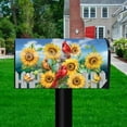 thumbnail image 2 of Briarwood Lane Cardinals And Sunflowers Summer Mailbox Cover, 2 of 3