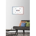 thumbnail image 2 of Collegiate - 68 Team Bracket Wall Poster with Push Pins, 14.725" x 22.375", 2 of 4