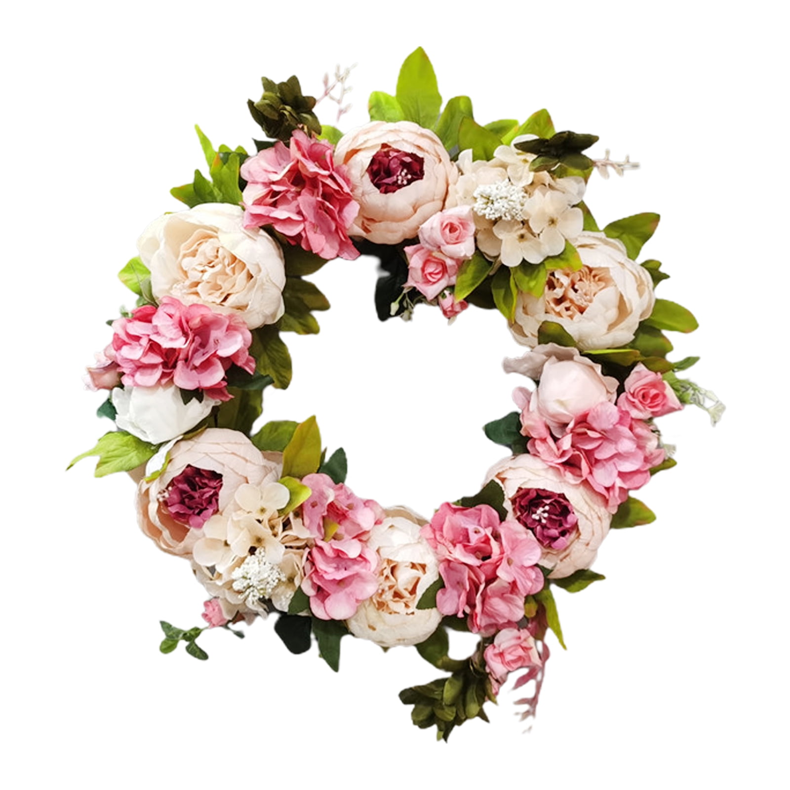 Mother’s Day Gift Hydrangea and Peony Wreath Pink Peony Wreath Farmhouse Wreaths for Front Door Spring and Summer Wreath Easter Wreath
